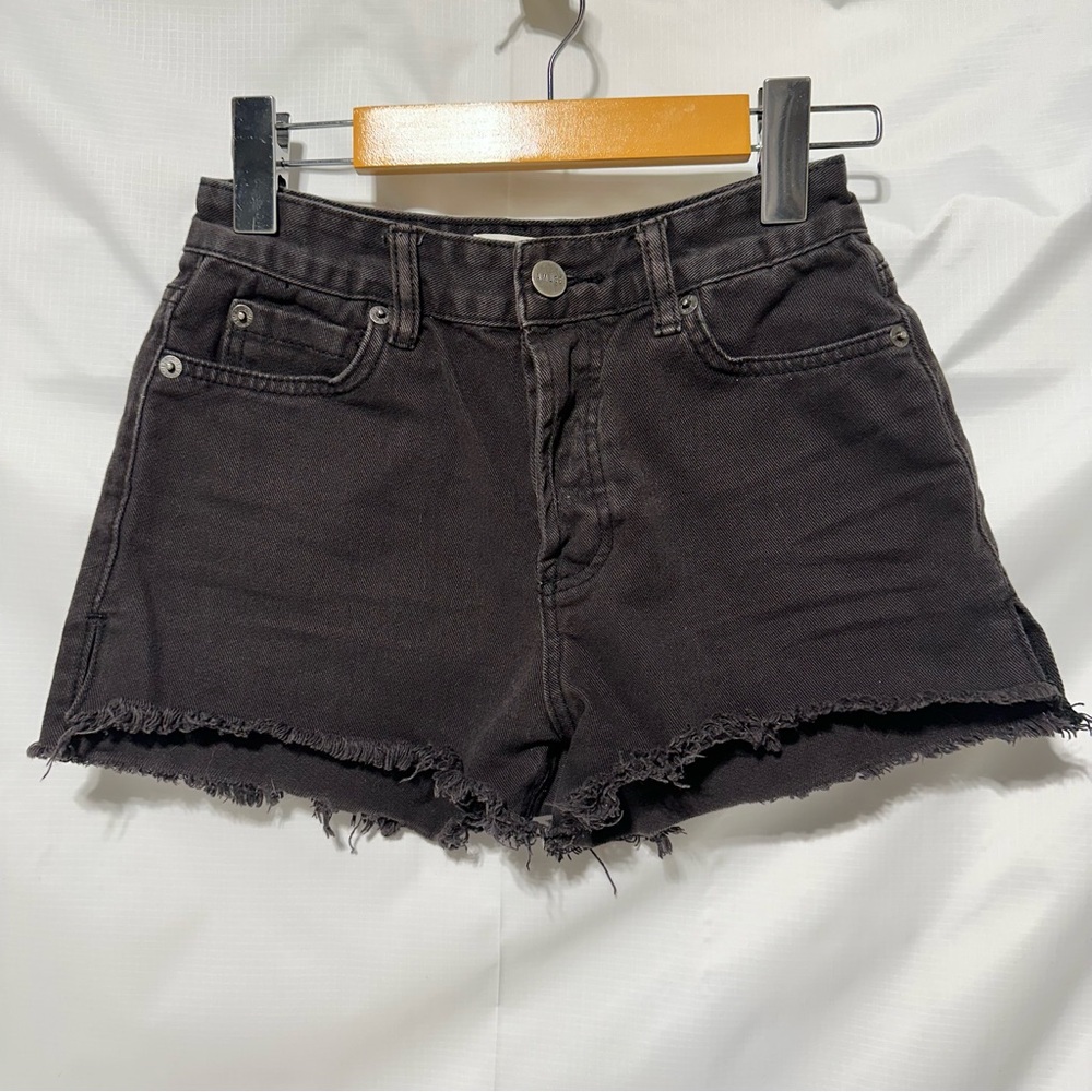 Amuse Society Black Jean Shorts sz 24
